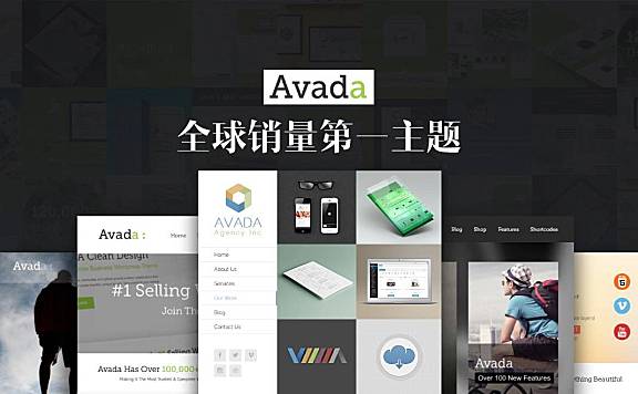 多功能企业主题Avada企业外贸汉化主题[更新至V7.6.1]+演示数据